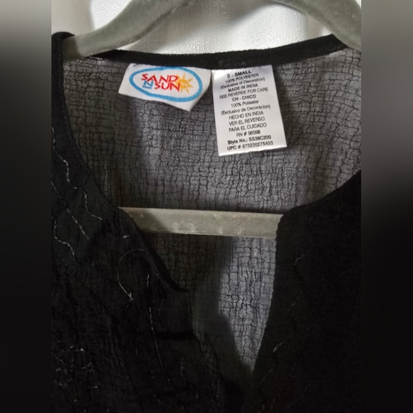 Sand N Sun Bathing Suit Cover Top Size Small - Picture 2 of 5